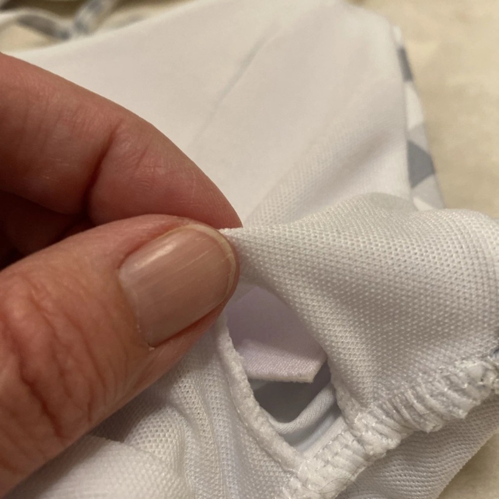 Zaful Grey and White Gingham Brazilian Bikini Set - Picture 12 of 15